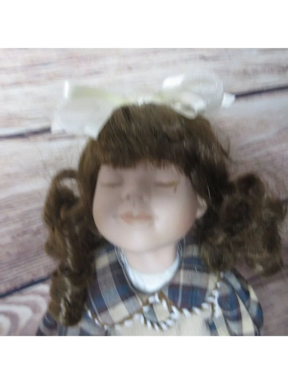 Pair Unique Victorian Kissing Porcelain Dolls Boy & Girl 14
